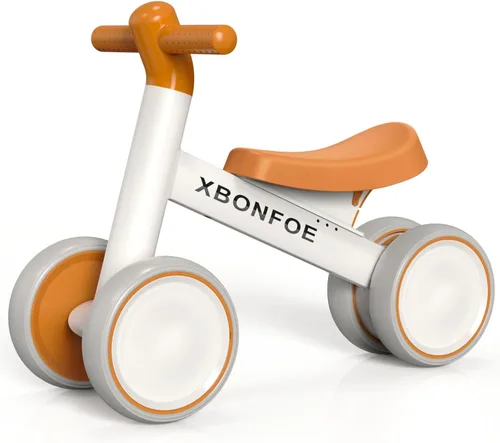 Baby Balance Bike for 1 Year Old Boys Girls, 10-24 Month Toddler Balance Bike, Baby Bike with No Pedal 4 Silence Wheels, First Ride on Toys with