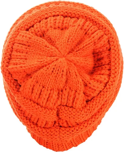Miniatura 366 de C.C Trendy Warm Chunky Soft Stretch Cable Knit Beanie