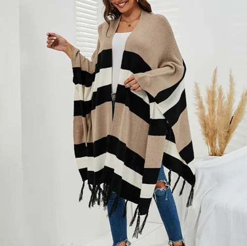 Miniatura 3 de Suéter de punto de pashmina de moda para mujer