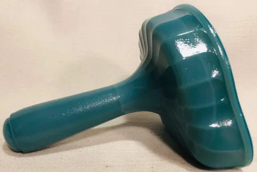 Escariador - Duboe de vidrio de mano - Exprimidor de cítricos naranja/limón - Hecho en Estados Unidos - Mosser Glass USA (Crown Tuscan)
