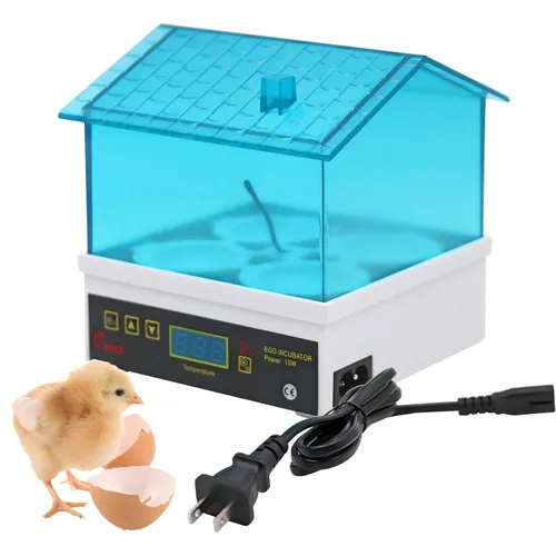 Incubadora de huevos digital con eclosión de huevos pequeña casa con control de temperatura automático digital máquina profesional de incubación de