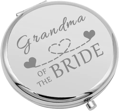 Miniatura 8 de Regalos para la abuela de la novia, regalos de fiesta de boda, regalo de agradecimiento, espejo compacto para abuela, regalo de boda, espejo