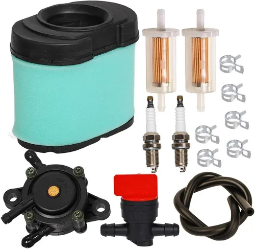 HIFROM Cartucho limpiador de filtro de aire, filtro de combustible, línea de bomba de combustible, kit de afinación compatible con John Deere L120