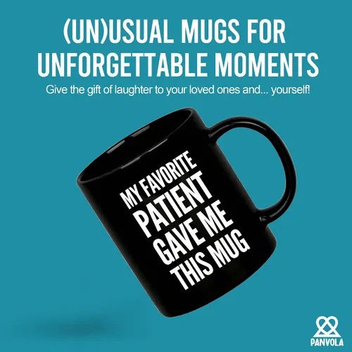 Miniatura 2 de Taza de cerámica con texto en inglés My Favorite Patient Gave Me This para el doctor de familia, regalo de agradecimiento para enfermera, doctorado