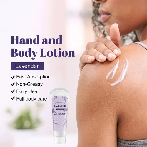 Miniatura 4 de Crema para manos y cuerpo con flor de lavanda, loción hidratante para hidratar, nutritiva, exfoliante, película de manos y piel seca agrietada, 4.23