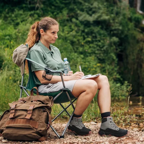 Miniatura 2 de NORTIV 8 Botas de senderismo impermeables para mujer, botas de senderismo al aire libre para senderismo