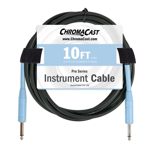 Miniatura 17 de ChromaCast Pro Series CC-PSCBLSS cables para instrumentos con extremos derechos, Vainilla crema