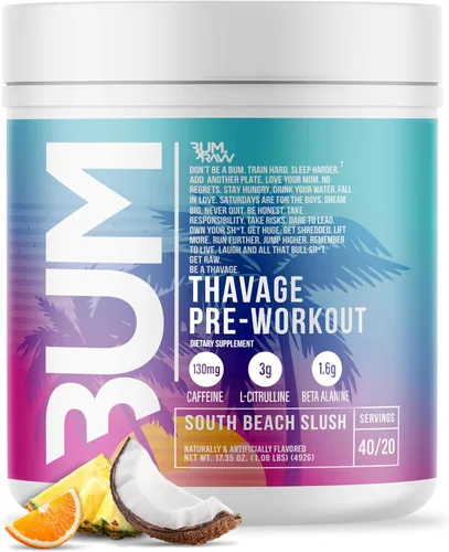 Miniatura 10 de RAW Polvo Pre Entrenamiento, Thavage (Fruta del Dragón) - Suplemento Nutricional Deportivo de Chris Bumstead para Hombres y Mujeres - Cbum Pre
