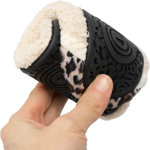 Miniatura 6 de Scurtain Pantuflas unisex con suela de goma para adultos
