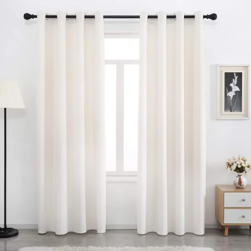 Miniatura 22 de SPXTEX Cortinas Opacas de Terciopelo Verde - 84 Pulgadas de Largo, Bloqueo de Luz, Parte Superior con Ojales, Aislamiento de Calor, Térmico
