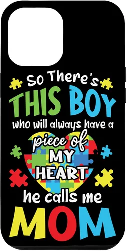 Miniatura 24 de Funda para iPhone 11 Boy Calls Me Mom Heart Colorido Puzzle Autismo