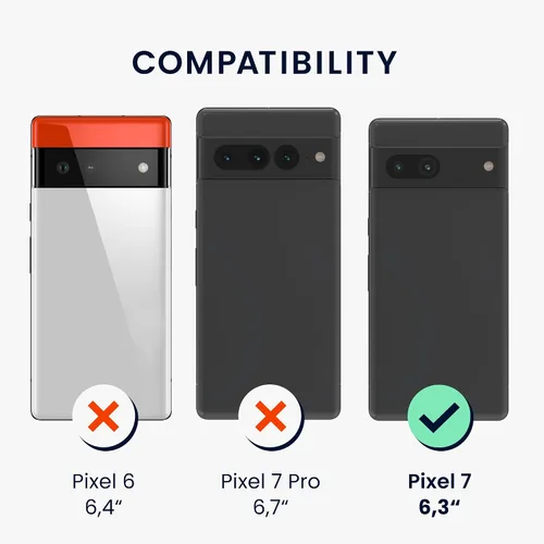 Miniatura 2 de kwmobile Funda compatible con Google Pixel 7 - Funda de silicona TPU con acabado suave - Piedra antigua