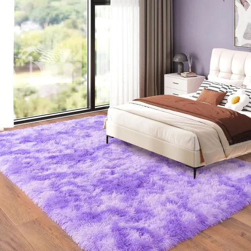 Miniatura 72 de Dssimo - Alfombra superesponjosa para la habitación, alfombra de área moderna, pequeña, suave y acogedora de felpa para niños, niñas y adolescentes