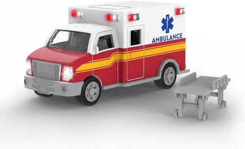 Miniatura 15 de DRIVEN by Battat Camión volquete micro - Camión volquete de juguete con luces, sonidos y piezas móviles para niños de 3 años en adelante