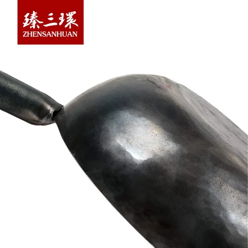 Miniatura 2 de ZhenSanHuan - Woks chinos de hierro martillado a mano y sartenes para freír, antiadherentes, sin revestimiento, apto para inducción, 的的,Un bocado