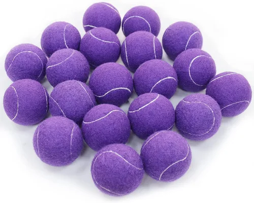 Miniatura 12 de URBEST Pelota de tenis avanzada, paquete de 20 unidades, pelotas de tenis de entrenamiento para jugadores novatos, pelotas de juego para perros
