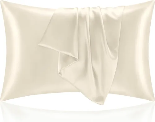 Miniatura 9 de Bedelite Funda de almohada de satén para el cuerpo, súper suave y refrescante, para el cabello y la piel, transpirable, sedosa y larga, 20 x 54 Rosa