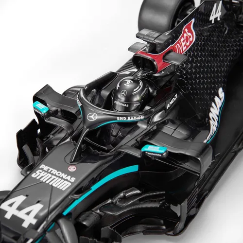 Miniatura 8 de Voltz Toys Vehículo de Control Remoto Licenciado Auténtico 1:12 Mercedes-Benz F1 W11 - RC para Niños y Adultos - RC de 2.4GHz para Regalo