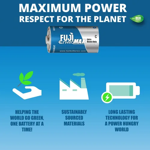 Miniatura 4 de 3200BP2 EnviroMax C Baterías extra resistentes, 2 unidades, azul, estándar