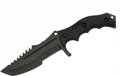 Miniatura 2 de Szco Supplies 8.5 "Negro Acabado Espiga Completa Hoja Fija Sierra Back Tracker Survivor Cuchillo Con Vaina