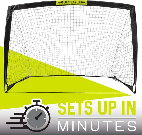 Miniatura 2 de Franklin Sports Blackhawk Backyard Soccer Goal - Portable Pop Up Soccer Nets - Youth + Adult Folding Indoor + Outdoor Goals - Multiple Sizes +