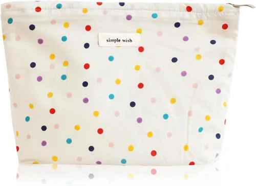 Miniatura 25 de Wudygirl Bolsa de maquillaje de lona para mujer, organizador estético de maquillaje, bolsa de maquillaje de viaje, bolsa de aseo para bolso, bolsa