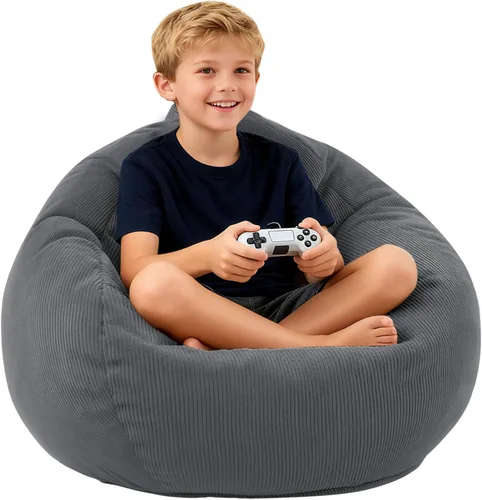 Miniatura 13 de LPMOERA Puf de espuma viscoelástica para niños/adolescentes con relleno redondo para niños, para sala de estar, dormitorio, dormitorio