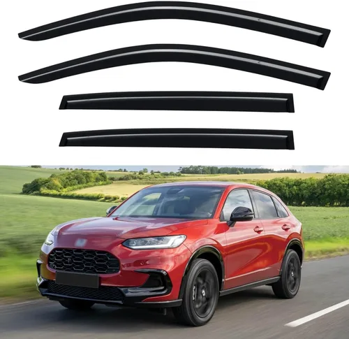 Miniatura 19 de YQAUTEC Viseras de Ventana Protectores de Lluvia para Honda Civic 2022 2023 2024 2025 2026, Deflectores de Viento de Ventilación de Ventana Fuera
