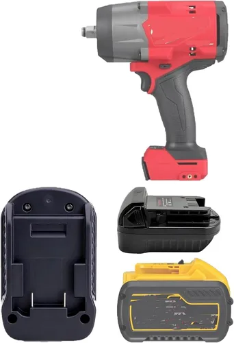 Miniatura 9 de Adaptador Convertidor de Batería para Batería de Milwaukee a Dewalt, para Batería de Litio Milwaukee M18 de 18V Convertir a Baterías de Litio Dewalt