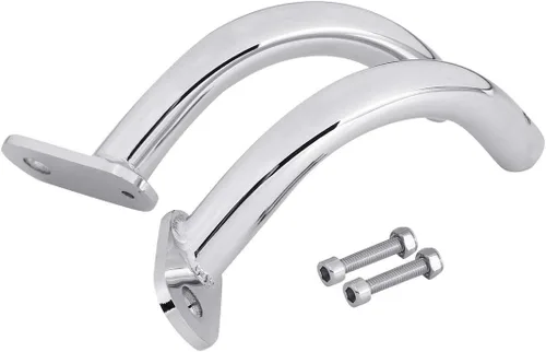 Miniatura 6 de TCT-MOTORPARTS Soporte de protección de alforja para Harley Electra Glide FLHT FLHTC FLHTCU 97-08 Cromado