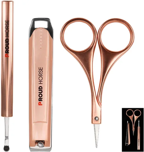 Juego de cortaúñas para manicura y pedicura, cortaúñas para las uñas de los pies para mujeres y hombres, herramienta de cuidado de uñas con lujosa