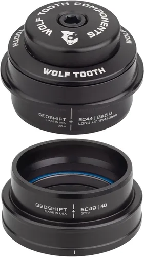 Miniatura 8 de Wolf Tooth EC44 Superior EC49 Lower GeoShift Auriculares de ángulo de rendimiento de 2 grados cortos bike-headsets-and-accessories