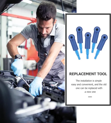 Miniatura 8 de BESPORTBLE Kit de sangrado de freno, adaptador universal para bomba de purga de aceite para automóvil, cambiador de fluido, adaptador de conector