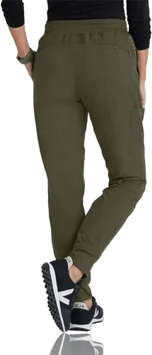 Miniatura 2 de Barco One Pantalón deportivo, pantalón quirúrgico de altura media, con tejido elástico de 4 vías y 3 bolsillos, para mujer
