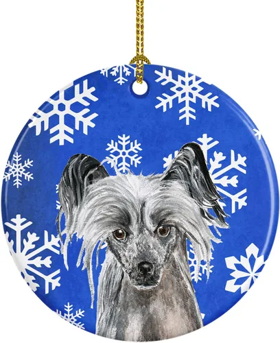 Miniatura 5 de Caroline's Treasures Cavalier Spaniel - Adorno de cerámica para colgar en el árbol de Navidad, para el hogar, Navidad, fiestas, regalo, 3 pulgadas