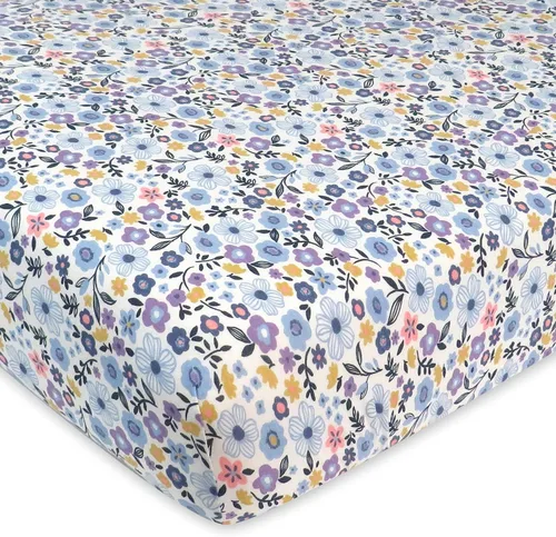 Miniatura 27 de HonestBaby Paquete de 2 sábanas bajeras para cuna Paquete de 2 - Azul claro