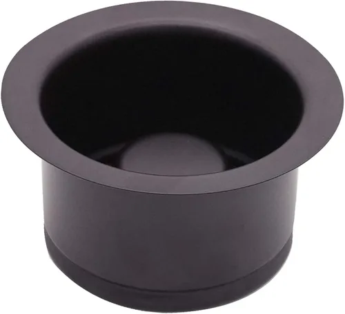 Miniatura 5 de Westbrass D2082-62 - Brida y tapón de eliminación de desechos para fregadero de cocina de 3-1/2 pulgadas, negro mate Mate negro