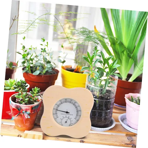 Miniatura 4 de NUOBESTY Multi-Functional Wooden Hygrometer Thermometer for Sauna Room, Indoor Humidity and Temperature Gauge, Sauna Accessories with Precise