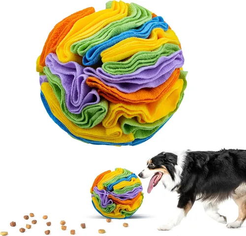 Miniatura 34 de Pelota de olfateo para mascotas, bola interactiva para perros ciegos, entrenamiento para aliviar el estrés, juguetes de enriquecimiento para perros