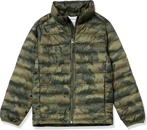 Miniatura 11 de Amazon Essentials Chaqueta ligera, resistente al agua, con capucha, acolchada y plegable para niños y niñas pequeñas
