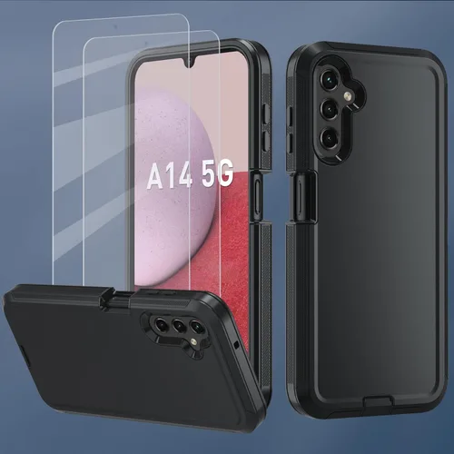 Miniatura 2 de Funda para Samsung Galaxy A14 5G, A14 5G resistente, [protección de grado militar] [a prueba de golpes] [a prueba de caídas] [a prueba de polvo]