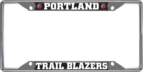 Miniatura 2 de FANMATS Marco de matrícula de metal cromado NBA