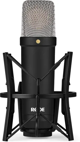 Miniatura 3 de Rode NT1 Signature - Paquete de micrófono condensador de diafragma grande negro con soporte de trípode MS7701B Euro Boom - Micrófono de estudio XLR