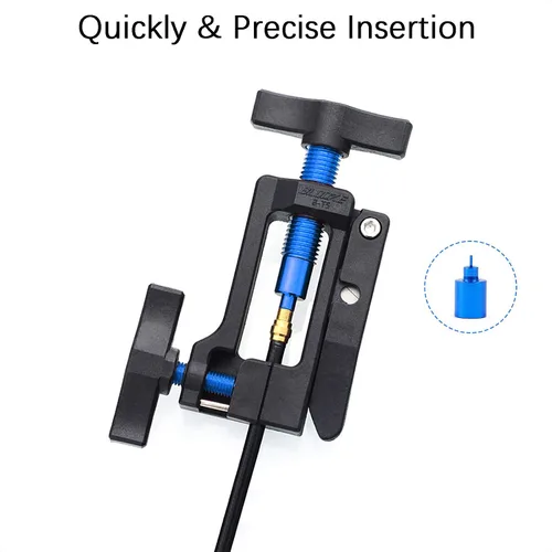 Miniatura 2 de Herramienta de inserción de destornillador de aguja mejorada 2 en 1 con cortador de manguera hidráulica para bicicleta MTB bicicleta de carretera