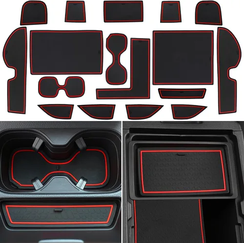 Miniatura 9 de Forro de consola central para accesorios Honda CRV 2023 2024 2025 2026, para alfombrilla de portavasos CR-V, almohadilla de ranura de puerta, borde
