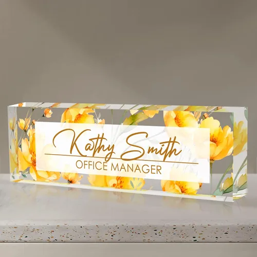 Miniatura 33 de Placa de nombre personalizada para escritorio, placa de nombre de escritorio personalizada, placa de nombre acrílica, accesorios de escritorio