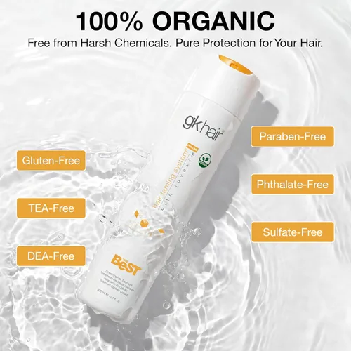 Miniatura 5 de GK HAIR El Mejor Tratamiento de Queratina Alisador Profesional Brazilian Blowout Complex para Cabello Sedoso y Suave Sin Frizz Alisado Temporal