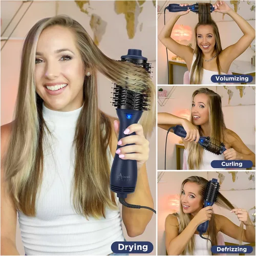 Miniatura 4 de Aima Beauty - Secador de pelo y cepillo voluminizador de un solo paso, herramienta de peinado de cabello, alisador de cerámica, rizador, moldeador