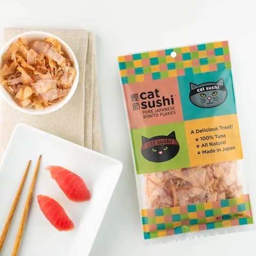 Miniatura 2 de Cat Sushi Copos de Bonito, Corte Clásico, Tamaño Económico, 4 onzas