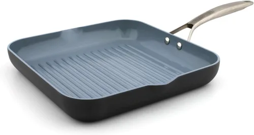 Miniatura 7 de GreenPan Paris Pro - Sartén antiadherente de cerámica anodizada saludable, de 11 pulgadas con 2 asas y tapa de acero inoxidable, sin PFAS, apta